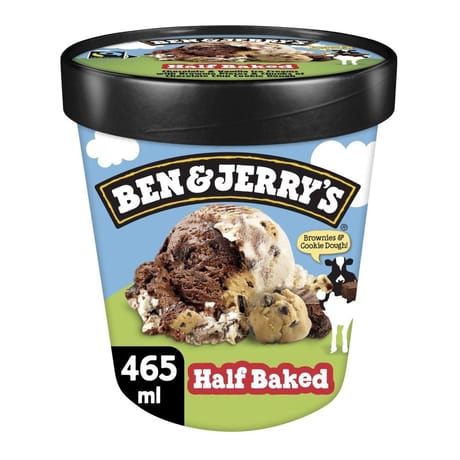 Ben & Jerry's pot glace half baked 465ml 406g