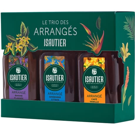 Isautier coffret 3 arranges 20cl 40%vol