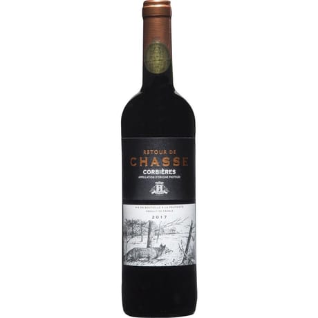 Corbières Rouge Retour de Chasse 14% de Vol. 75cl