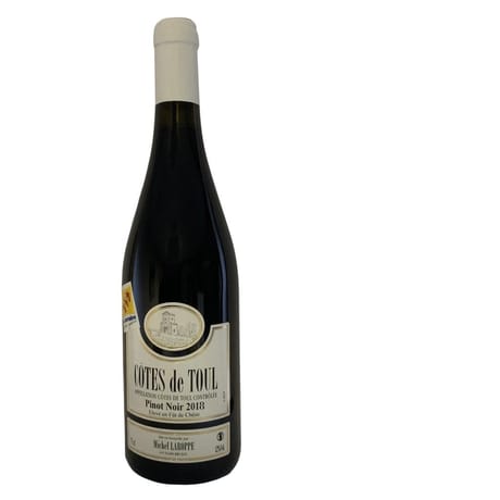 Côtes de Toul Rouge Pinot Noir élevé en fût de Chêne Michel Laroppe 12% Vol.75cl