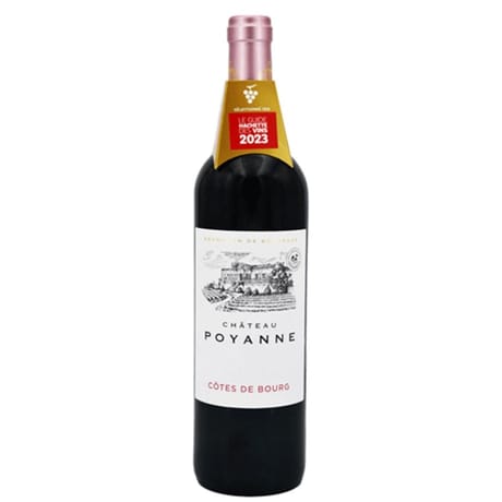 Côtes de Bourg Rouge Château Poyanne 14% Vol. 75 cl