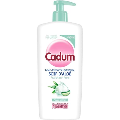 Cadum douche soif d'aloe aloe 750ml