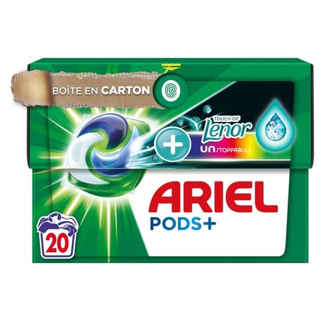ARIEL ALL-IN-1 PODS, LESSIVE LIQUIDE EN CAPSULES 20 LAVAGES