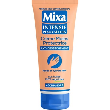 Mixa intensif peaux sèches mains antidéssèchement 100ml