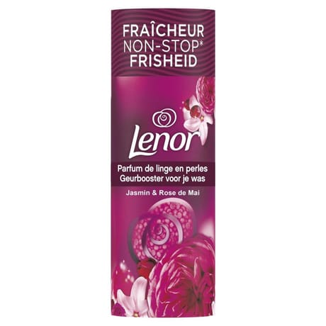 Lenor parfum de linge en perles jasmin & rose de mai 14 doses 0.165kg