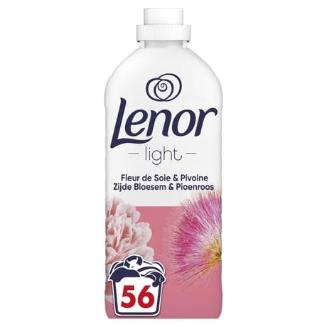 Lenor liquide adoucissant fleur de soie & pivoine 56 doses 1.176l