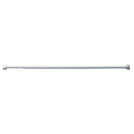Barre de douche epoxy blanc extensible 85 a 215 cm