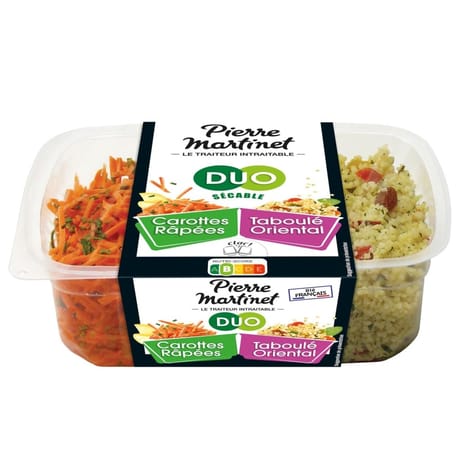 Pierre martinet duo de carottes / taboulé oriental 250g