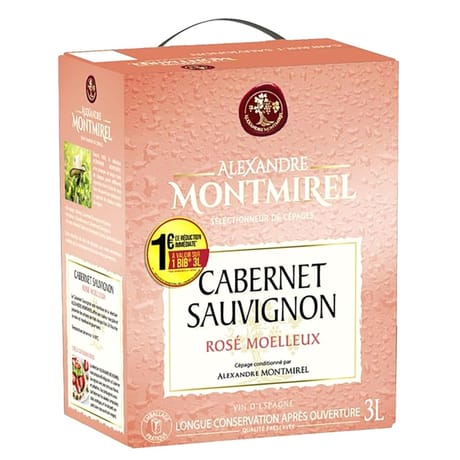 Cabernet Sauvignon Rosé Moelleux Montmirel Vol.3L