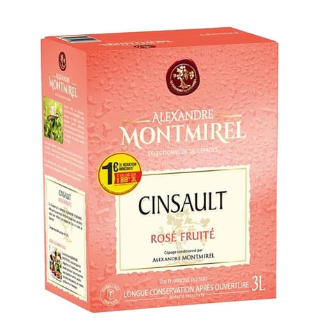 Cinsault Rosé Montmirel 12% Vol.3L