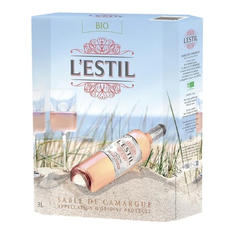 L'estil igp sable de camargue bio bib 3l 12%vol