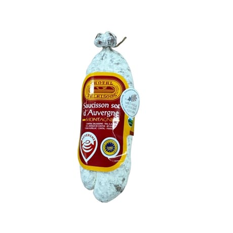 Saucisson sec sup d'auvergne igp pur porc "produit de montagne' 250g