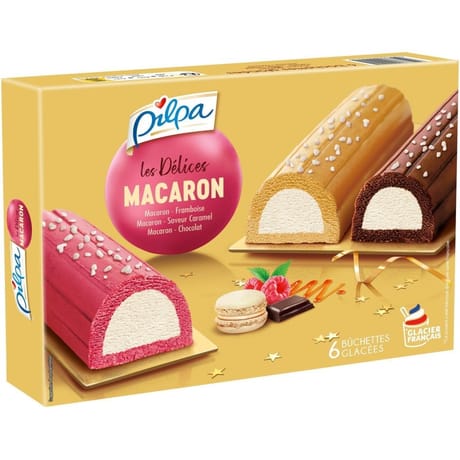 Pilpa les delices macaron 6 buchettes 339g