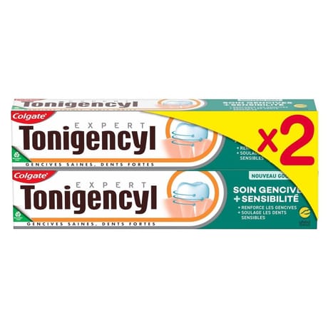 Colgate tonigencyl dentifrice sensitive 2x75ml