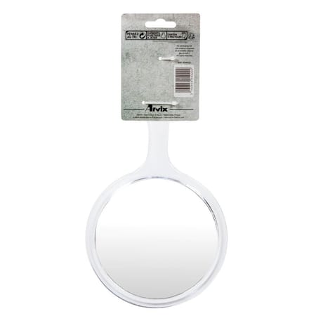Miroir doucle face avec manche translucide