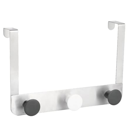 Patère de porte 3 têtes métal