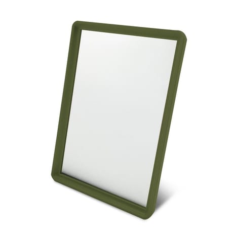 Miroir en plastique 17.5x12.5 cm pesto