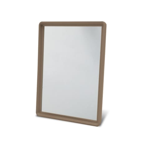 Miroir en plastique 17.5x12.5 cm natural