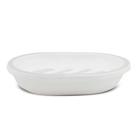 Porte savon plastique imprimé bleu