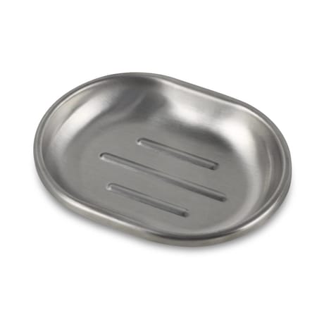 Porte savon en métal finition mate
