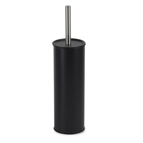 Pot a balai noir couvercle plat métal