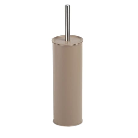 Pot a balai natural couvercle plat metal
