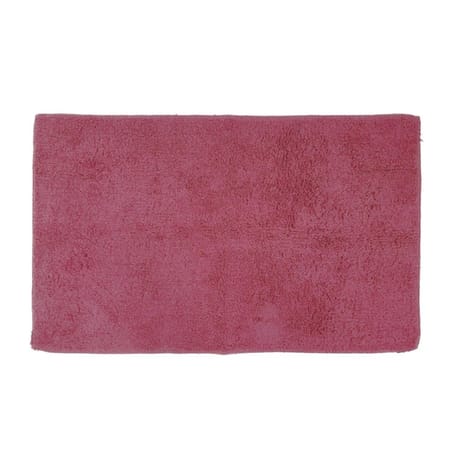 Tapis coton uni roule 45x75 bougainvillier