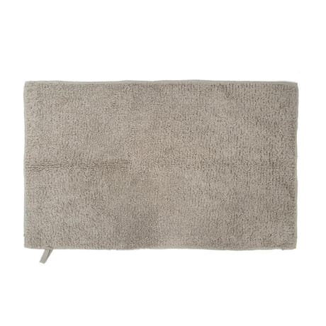 Tapis coton uni roule 45x75 dove