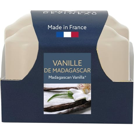 4 bougies 38h56 vanille de madagascar