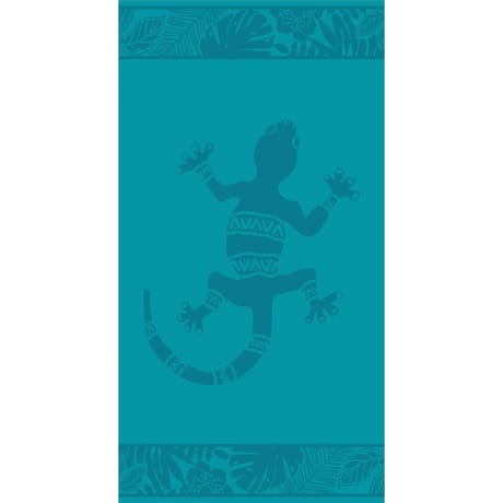 Drap de plage velours jacquard 90x170cm 340g/m kariba