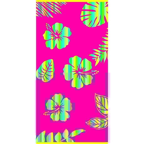 Drap de plage velours jacquard 75x150cm 400 g/m towy