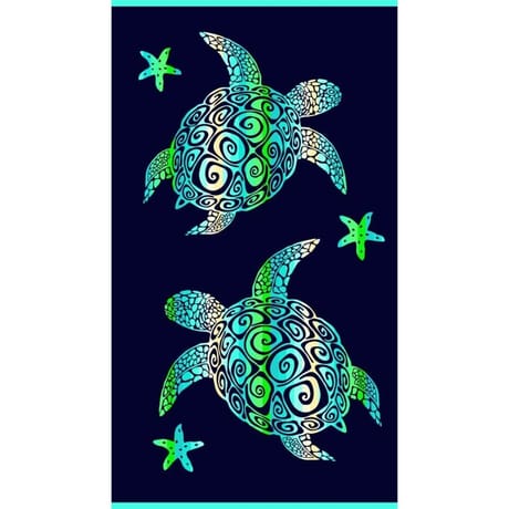 Drap de plage velours jacquard 90x160cm 400g/m wika