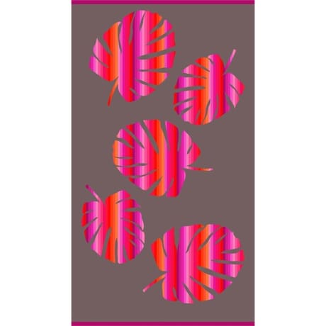 Drap de plage velours jacquard 90x160cm 400g/m fonia