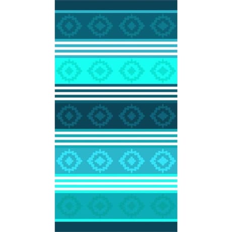 Drap de plage velours jacquard 90x170cm 340g/m razao