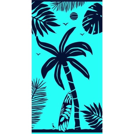 Drap de plage velours jacquard 90x170cm 400g/m cokoba