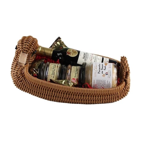 Offrande gourmande corbeille coin repas
