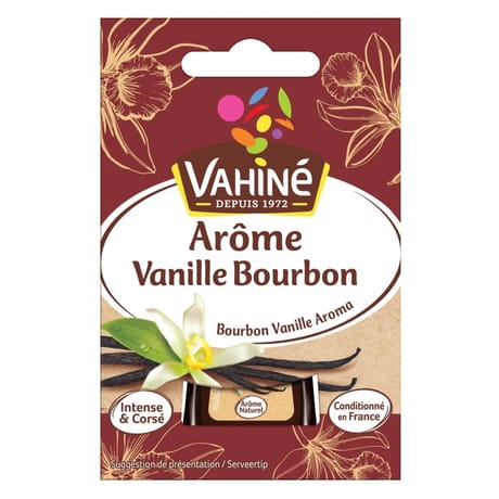 Vahiné arôme naturel de vanille flacon verre 20ml