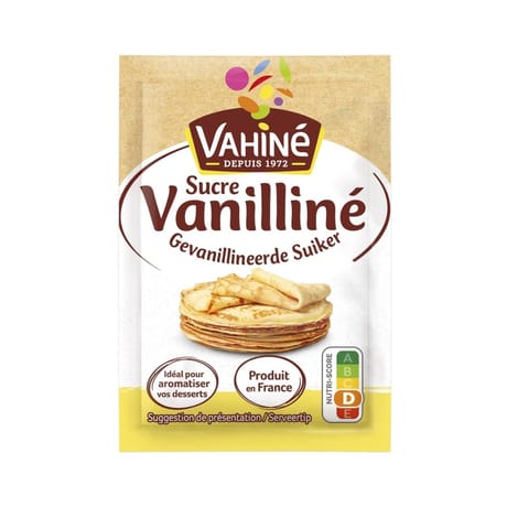 Vahiné sucre vanilliné le lot 10 sachets 7.5g