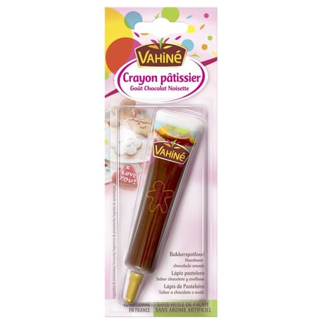 Vahiné crayon pâtissier choco noisette blister 23g