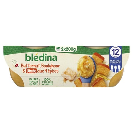 Bledina bols butternut boulghour dinde 200g x2