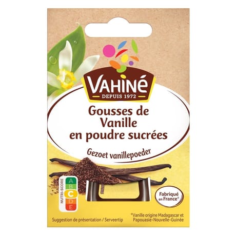 Vahiné gousses de vanille en poudre sucrées 8g