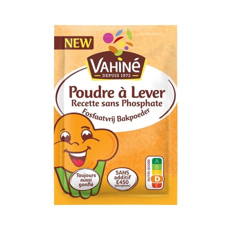 Vahiné poudre à lever recette sans phosphate x6 - 48g