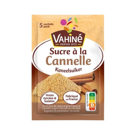 Vahiné sucre à la cannelle 5 x 7.5g -37.5g
