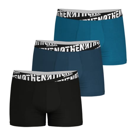 Lot de 3 boxers ligne Easy sport Athena BLEU - 2460 T7