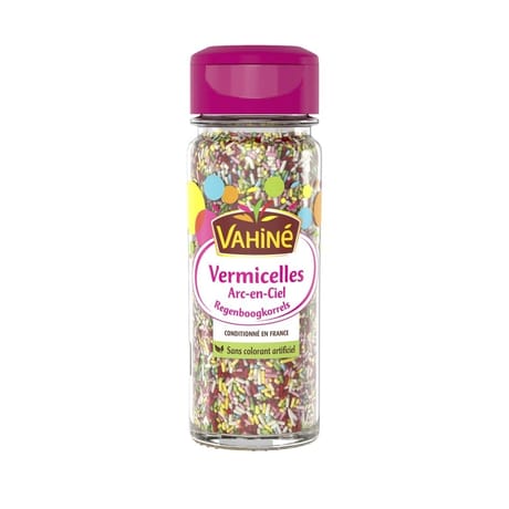 Vahiné vermicelles arc-en-ciel 65g