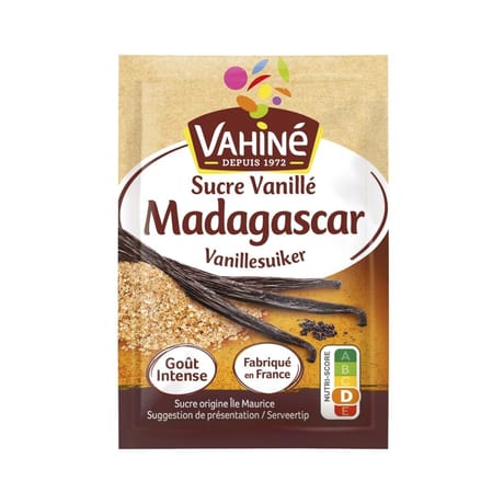 Vahiné sucre de Madagascar lot de 5 sachets 37g