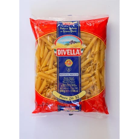 Divella Pâtes penne ziti n°32 - 500gr