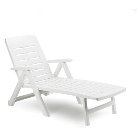 Ipae progarden bain de soleil Smeraldo blanc empilable