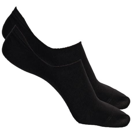 2 paires de protège pieds coton Bleuforêt femme DR8 NOIR/NOIR 37\41