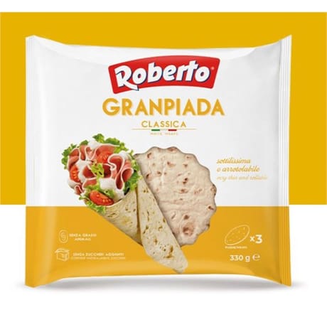 Roberto Galettes de blé tendre - Piadine classica 330g